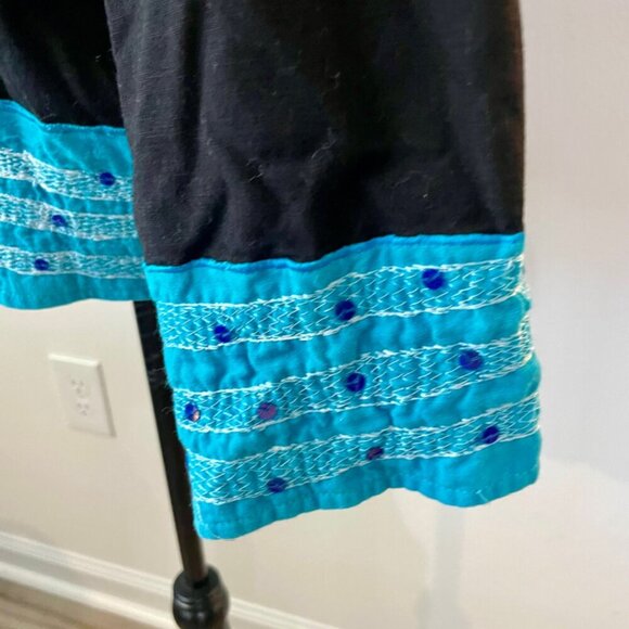 90’s Y2K FLAMINGO ALL OVER BLAZER COAT EMBROIDERED BEADED SZ XL RARE  ECLECTIC - Picture 6 of 16